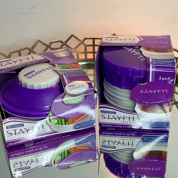 Stay Fit ez Freeze Storage & Organization | 2 Stay Fit Containers Ez